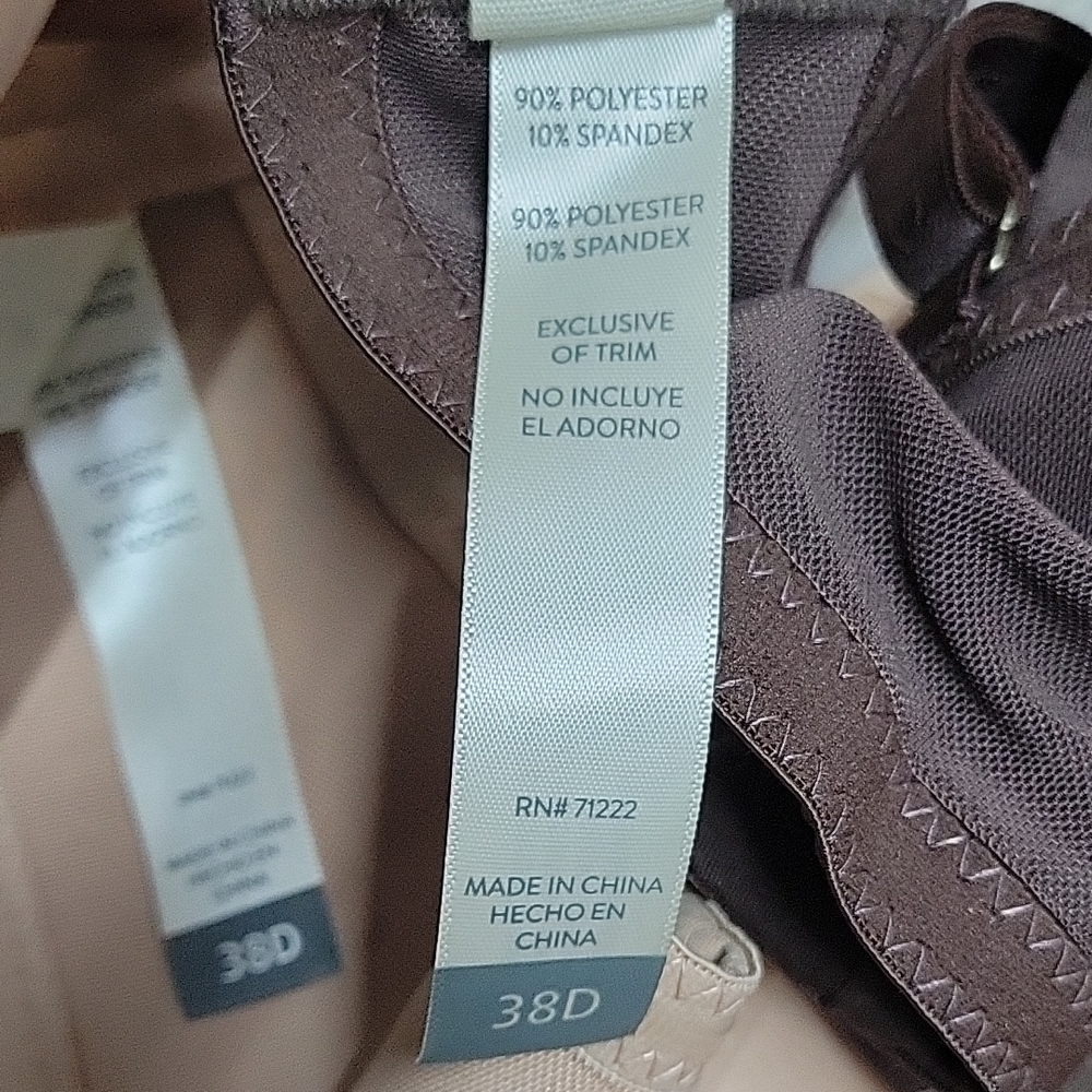 Lucky Brand Women's Beige and Brown Bra - Picture 7 of 7